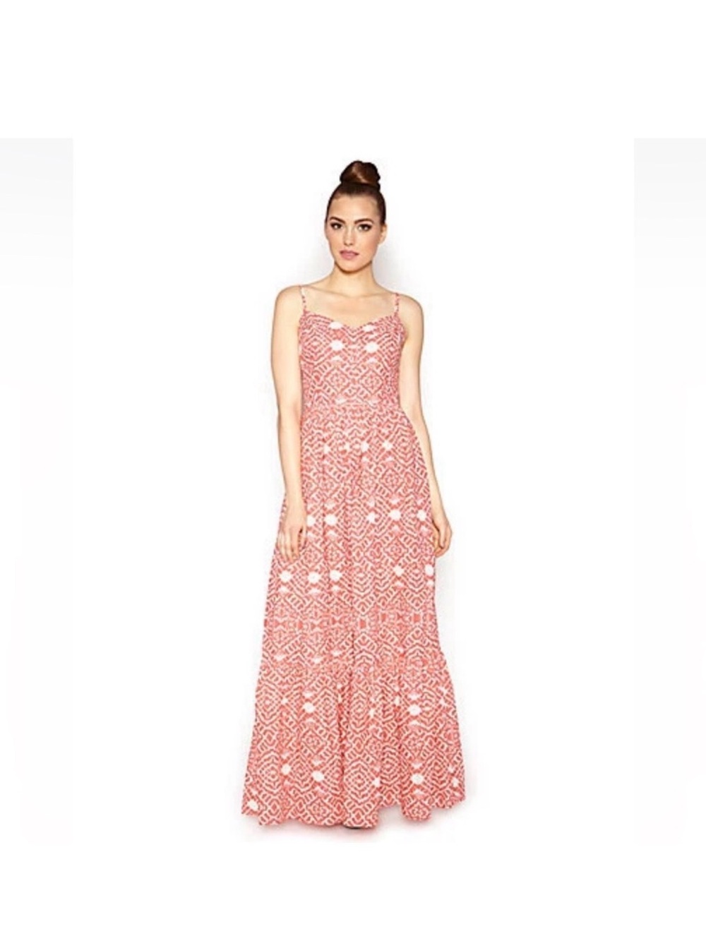 Betsey Johnson Pink Printed Maxi Dress